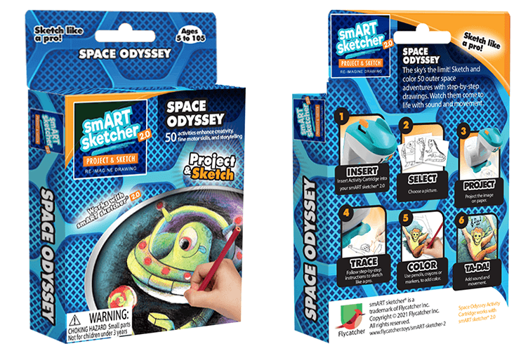 Smart Sketcher 2.0 Activity Cartridge - Space Odyssey : Toys &  Games